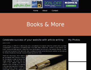 booksandmore.bravesites.com screenshot
