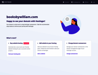 booksbywilliam.com screenshot