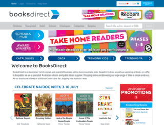 booksdirect.com.au screenshot