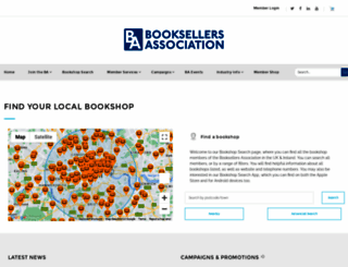 booksellers.org.uk screenshot