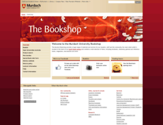 bookshop.murdoch.edu.au screenshot
