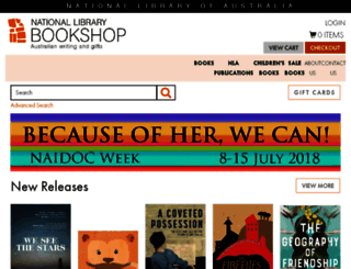 bookshop.nla.gov.au screenshot