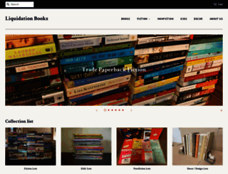 booksliquidation.com screenshot