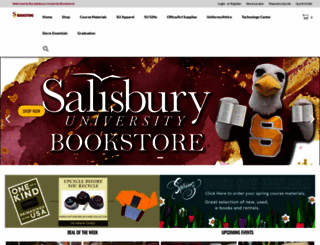 bookstore.salisbury.edu screenshot