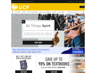 bookstore.ucf.edu screenshot