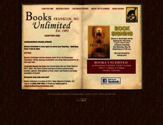 booksunlimitednc.com screenshot