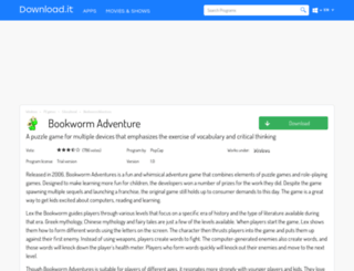 bookworm-adventure.jaleco.com screenshot