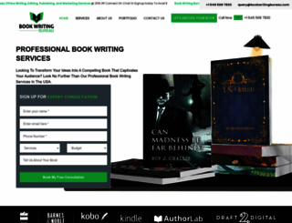 bookwritingbureau.com screenshot