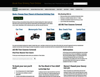 bookyourdrivingtests.co.uk screenshot