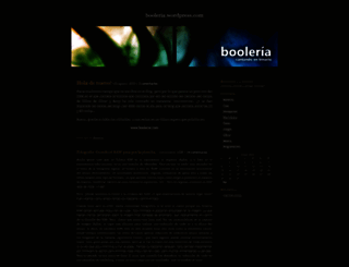 booleria.wordpress.com screenshot