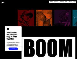 boom.wetransfer.com screenshot