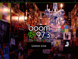 boom973.com screenshot