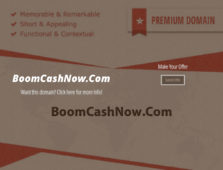 boomcashnow.com screenshot
