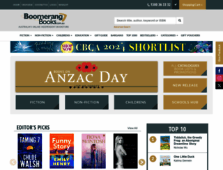 boomerangbooks.com.au screenshot