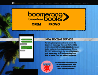 boomerangbookstore.com screenshot