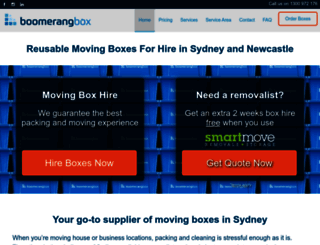 boomerangbox.com.au screenshot