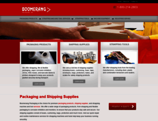 boomerangpackaging.com screenshot