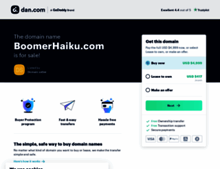 boomerhaiku.com screenshot