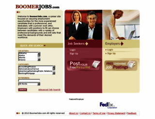boomerjobs.com screenshot