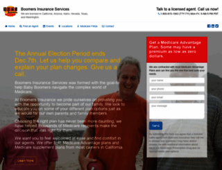 boomers-insurance.com screenshot