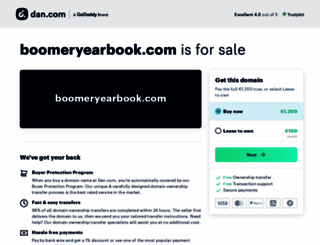 boomeryearbook.com screenshot