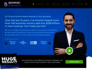 boomingbusiness.com screenshot