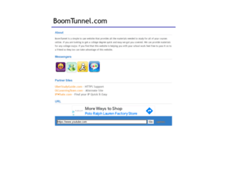 boomtunnel.com screenshot