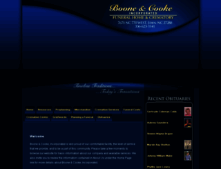 booneandcooke.com screenshot