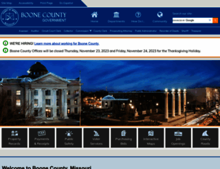 boonecountymo.org screenshot