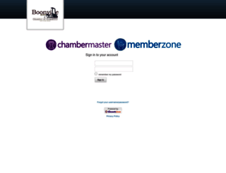 boonvilleareachamber.chambermaster.com screenshot