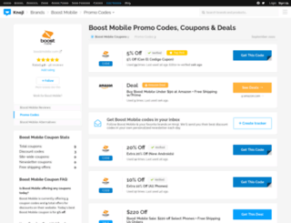 boost-mobile.bluepromocode.com screenshot
