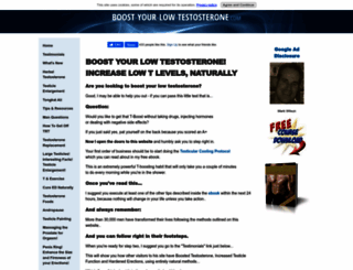 boost-your-low-testosterone.com screenshot