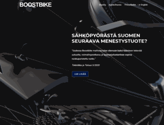boostbike.fi screenshot