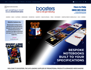 boosters.co.uk screenshot