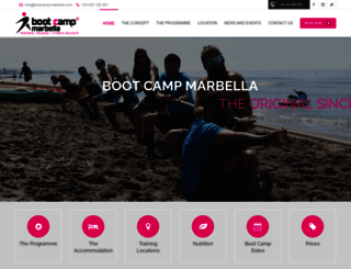 bootcamp-marbella.com screenshot