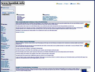 bootdisk.info screenshot