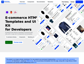 bootstrap-ecommerce.com screenshot