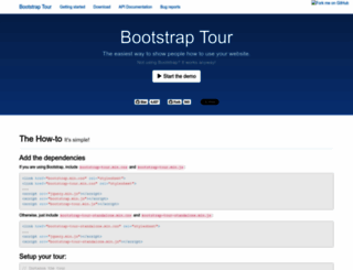 bootstraptour.com screenshot