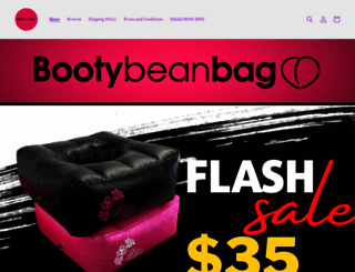 bootybeanbag.com screenshot