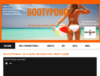 bootypong.com screenshot