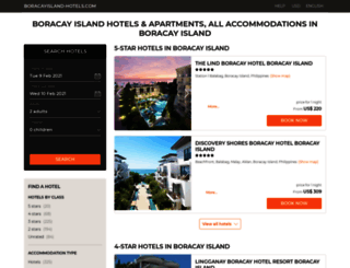 boracayisland-hotels.com screenshot