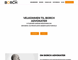 borch-advokater.dk screenshot