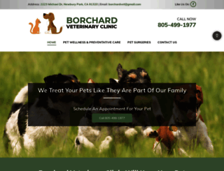borchardvet.com screenshot