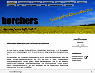 borchers-entsorgung.de screenshot