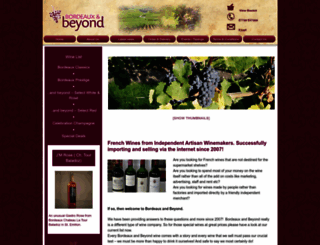 bordeauxetbeyond.co.uk screenshot