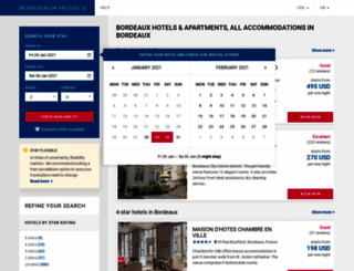 bordeauxhotelpage.com screenshot