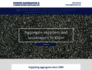 borderaggregates.com screenshot