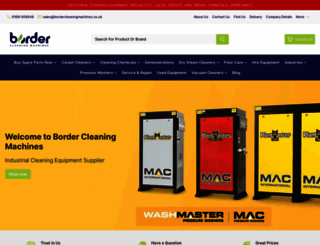 bordercleaningmachines.co.uk screenshot