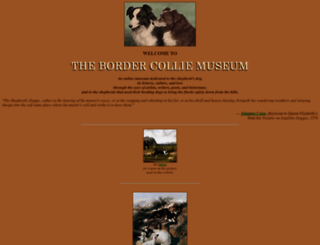 bordercolliemuseum.org screenshot