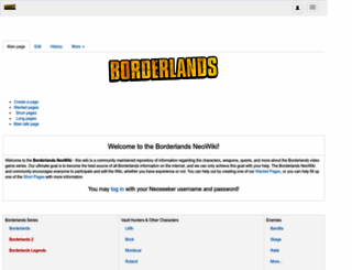 borderlands.neoseeker.com screenshot